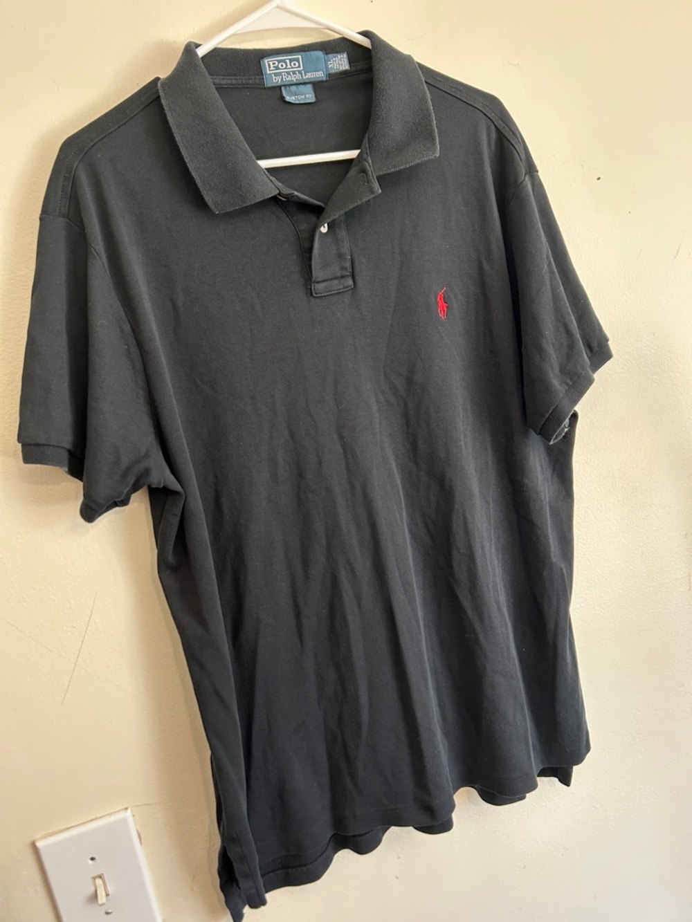 Polo by Ralph Lauren Black Polo with Red Pony